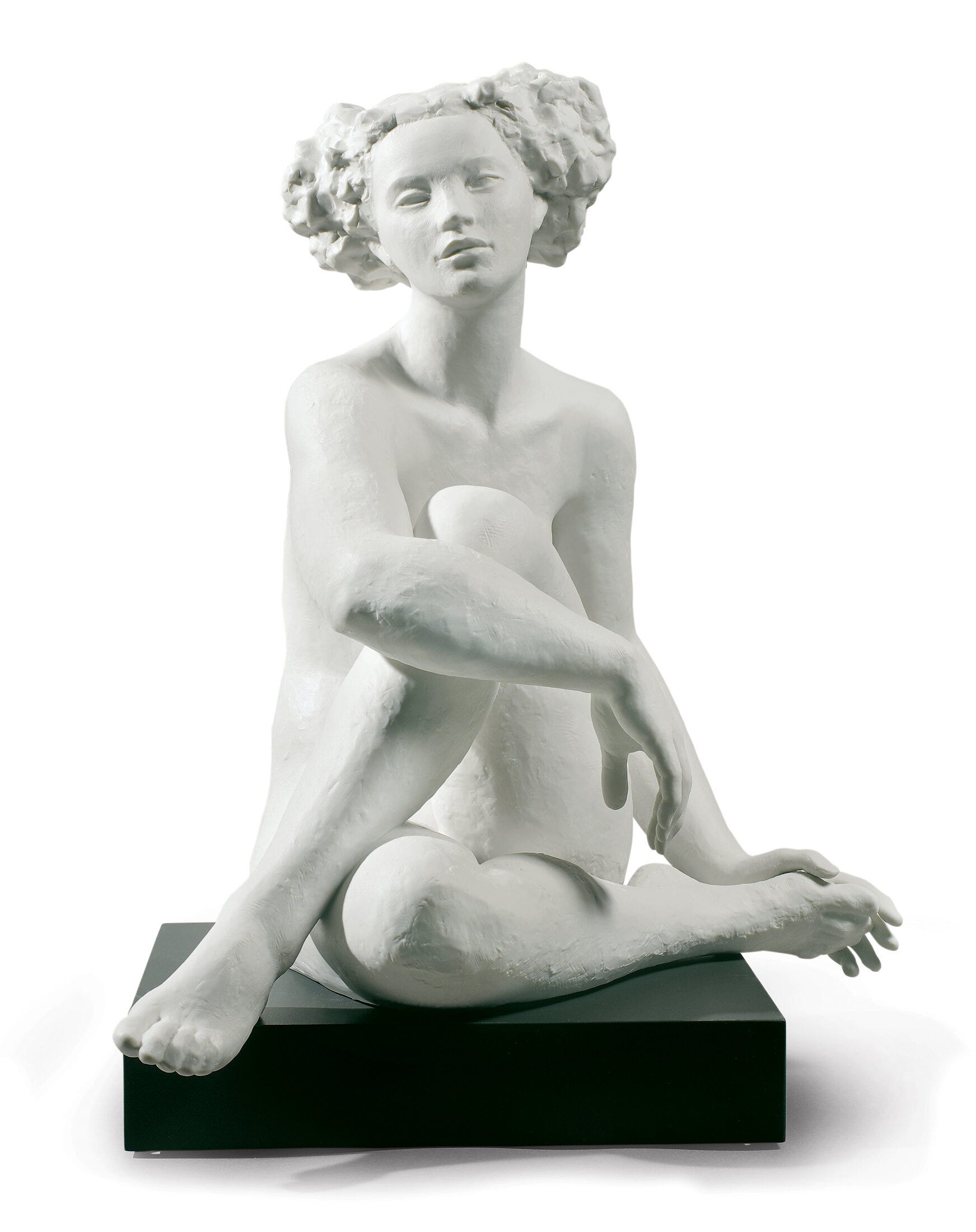 Black porcelain statues nude woman Essence Of A Woman Figurine Lladro Usa